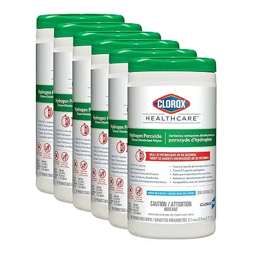 CloroxPro Healthcare Hydrogen Peroxide Disinfecting Wipes