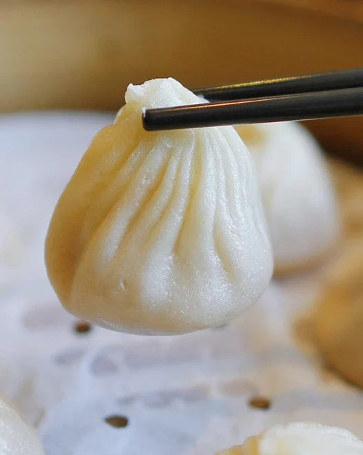 Soup dumpling served fresh at a top Chinese restaurant in Burnaby.
