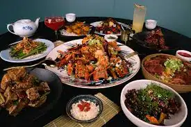 Delicious spread of Chinese dishes at one of the top Chinese restaurants in Toronto.